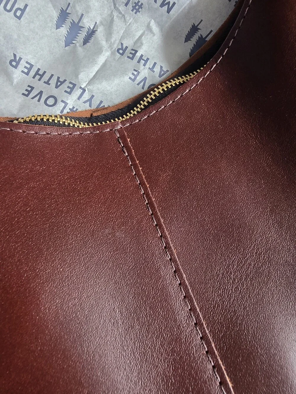 NWOT! Portland Leather Goods, Nora Shoulder Bag, Cognac, MSRP $168